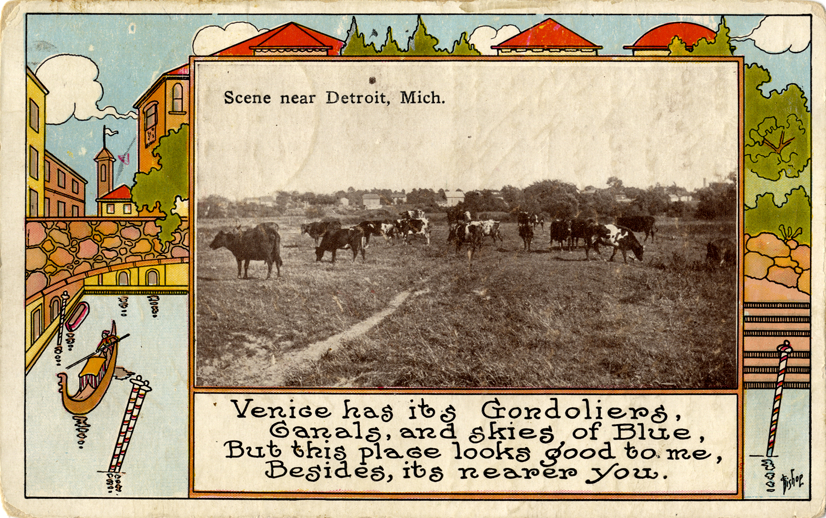 Novelty postcard