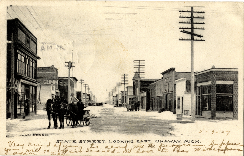 State Street, Onaway, Michigan