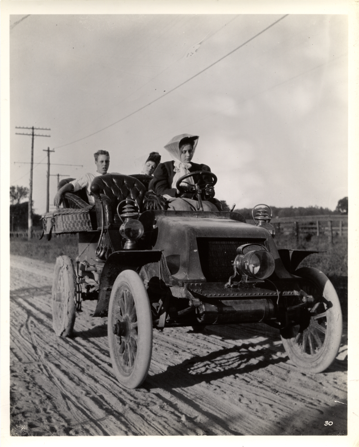 James Scripps Booth in 1904 Winton automobile