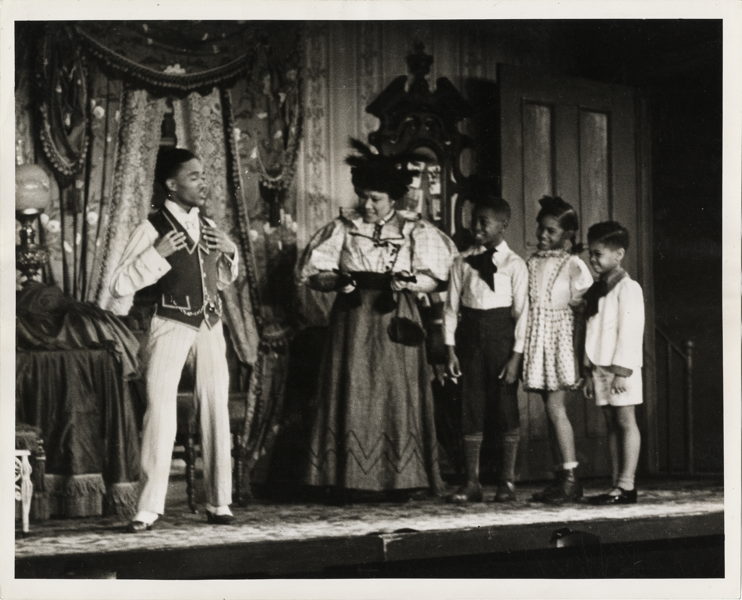Harold Nicholas and Juanita Hall in "St. Louis woman"