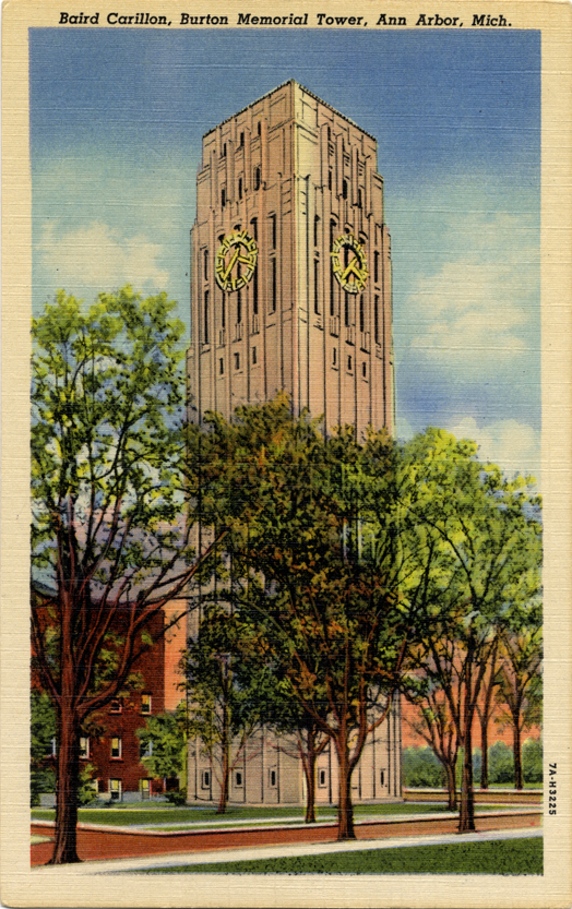 Baird Carillon and Burton Memorial Tower, Ann Arbor, Michigan