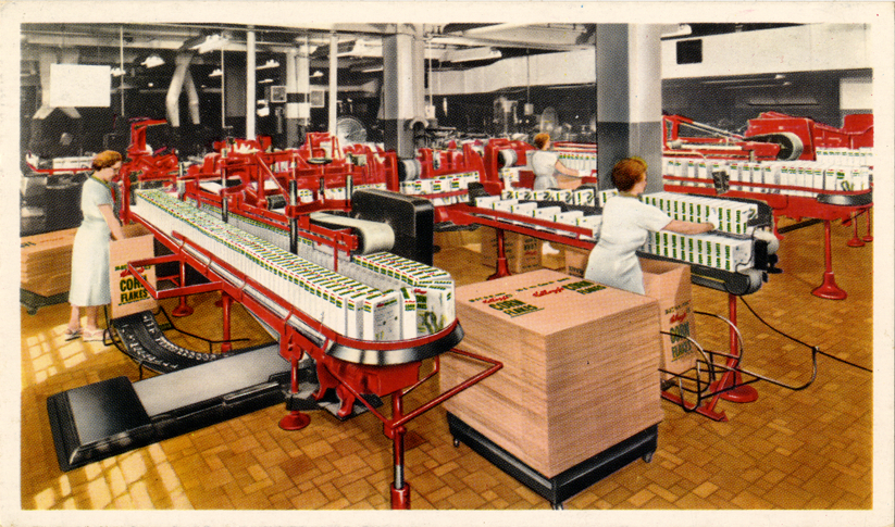 Packing room, Kellogg Company, Battle Creek, Michigan