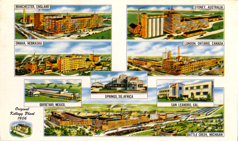 Kellogg Company factories, Battle Creek, Michigan
