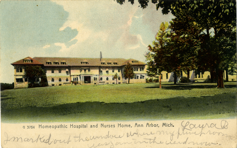 Homeopathic Hospital and Nurses Home, Ann Arbor, Michigan