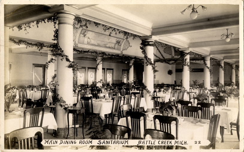 Main dining room, Battle Creek Sanitarium