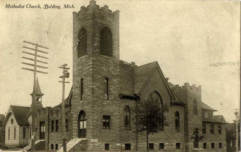 Methodist church, Belding, Michigan