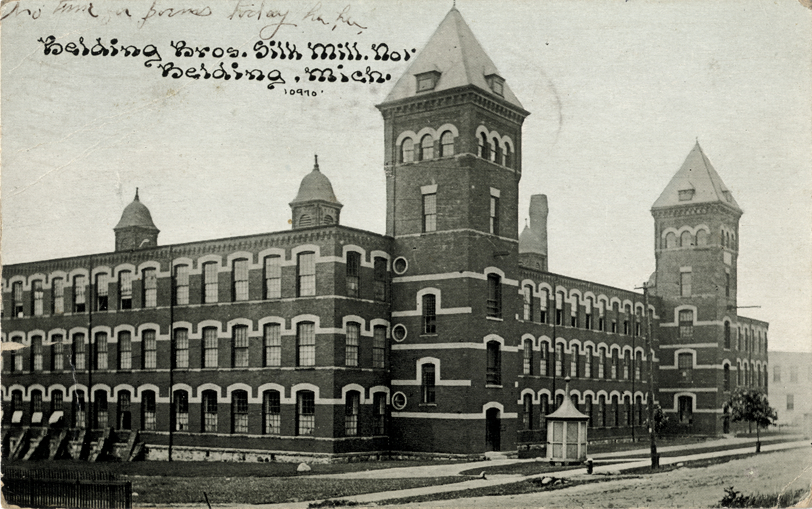 Belding Bros. & Co. silk mill, Belding, Michigan
