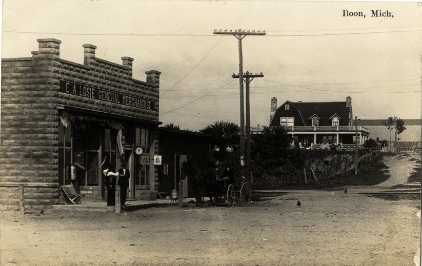 E.A. Losie general store, Boon, Michigan
