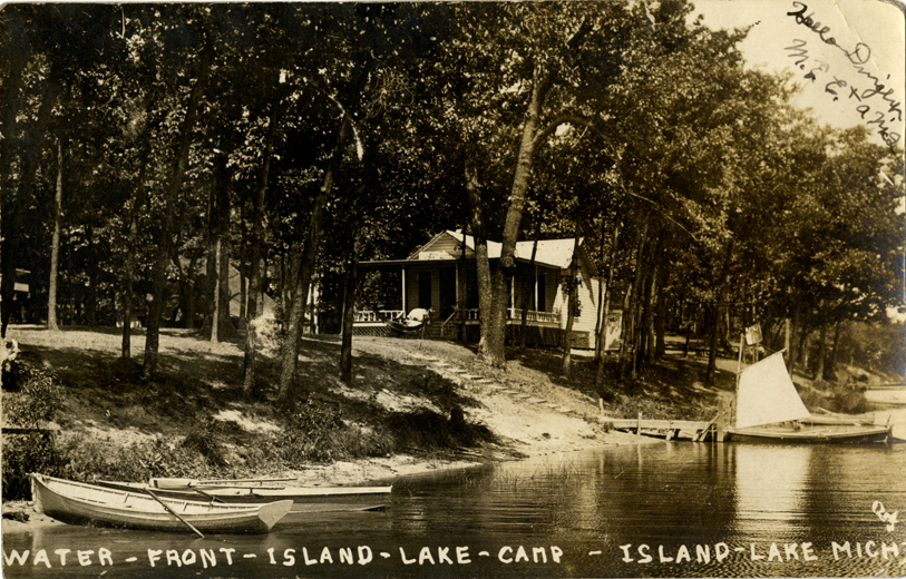 Cabin at Island Lake, Brighton, Michigan