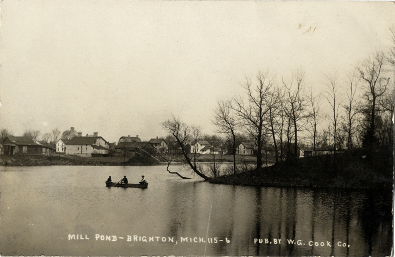 Mill pond, Brighton, Michigan