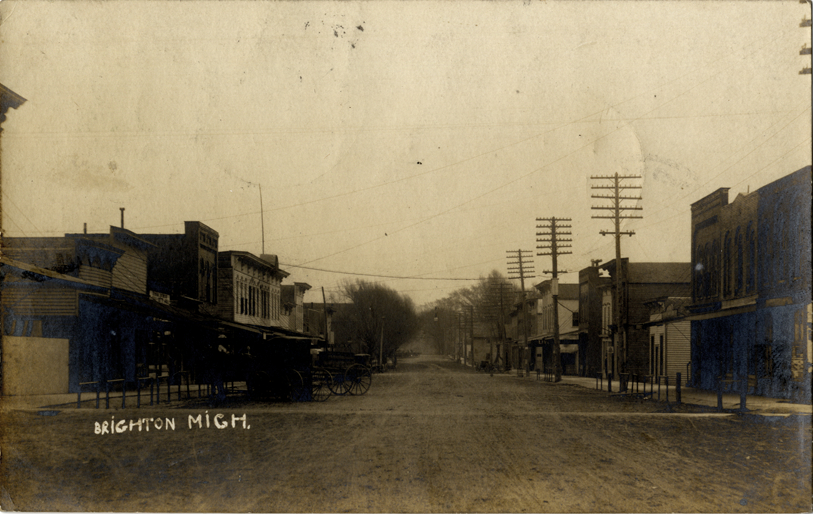 Street, Brighton, Michigan