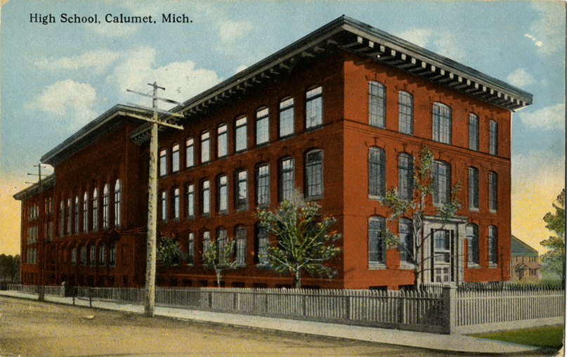 High School, Calumet, Michigan