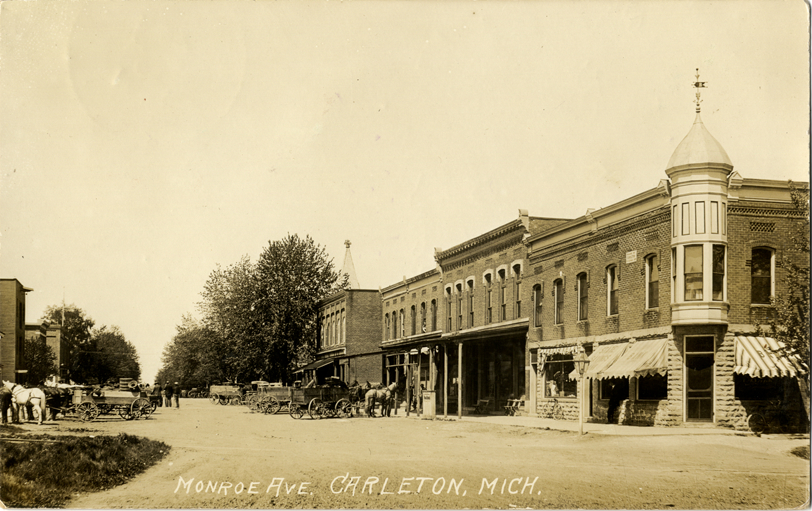 Monroe Avenue, Carleton, Michigan