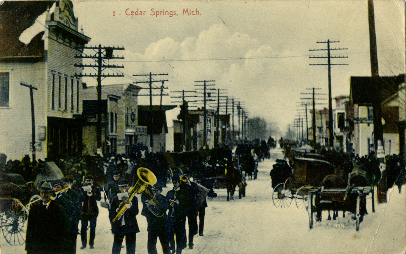 Parade, Cedar Springs, Michigan