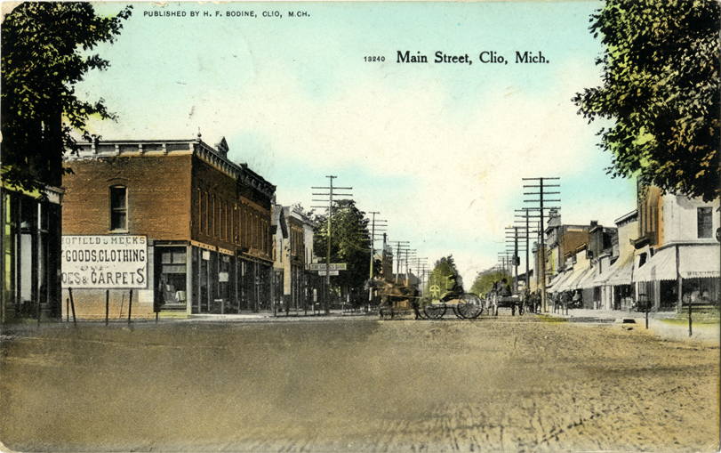 Main Street, Clio, Michigan
