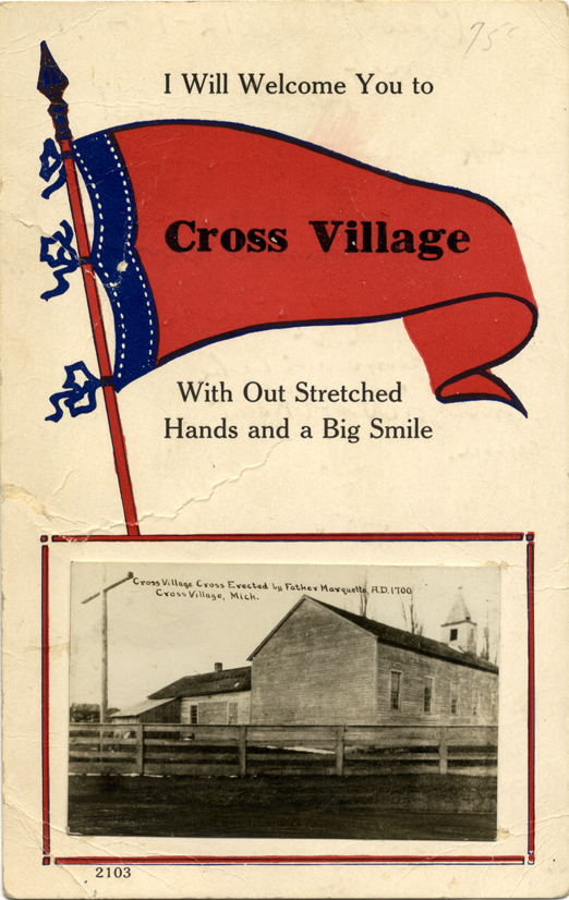 Cross Village, Michigan souvenir postcard