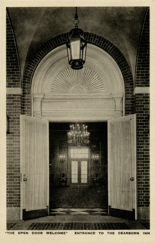 Entrance, Dearborn Inn, Dearborn, Michigan