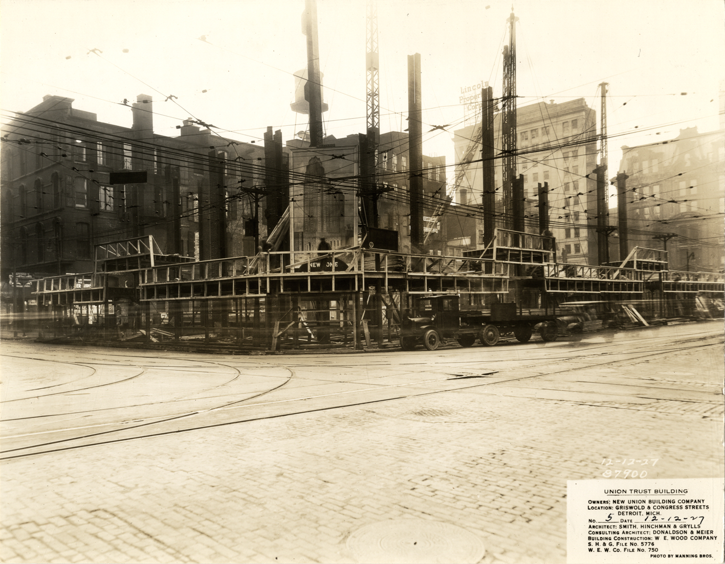 Union Guardian Building under construction