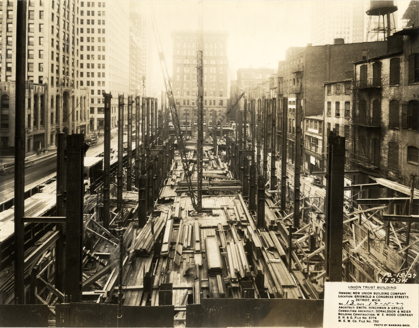 Union Guardian Building under construction