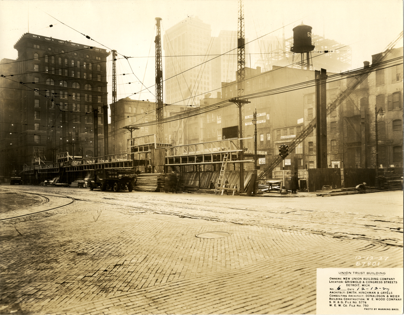 Union Guardian Building under construction