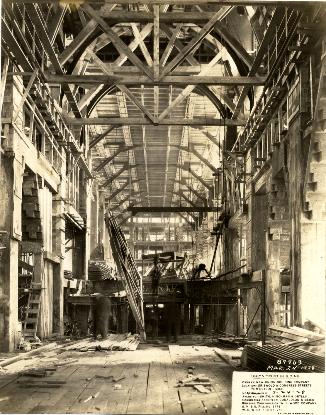 Union Guardian Building under construction