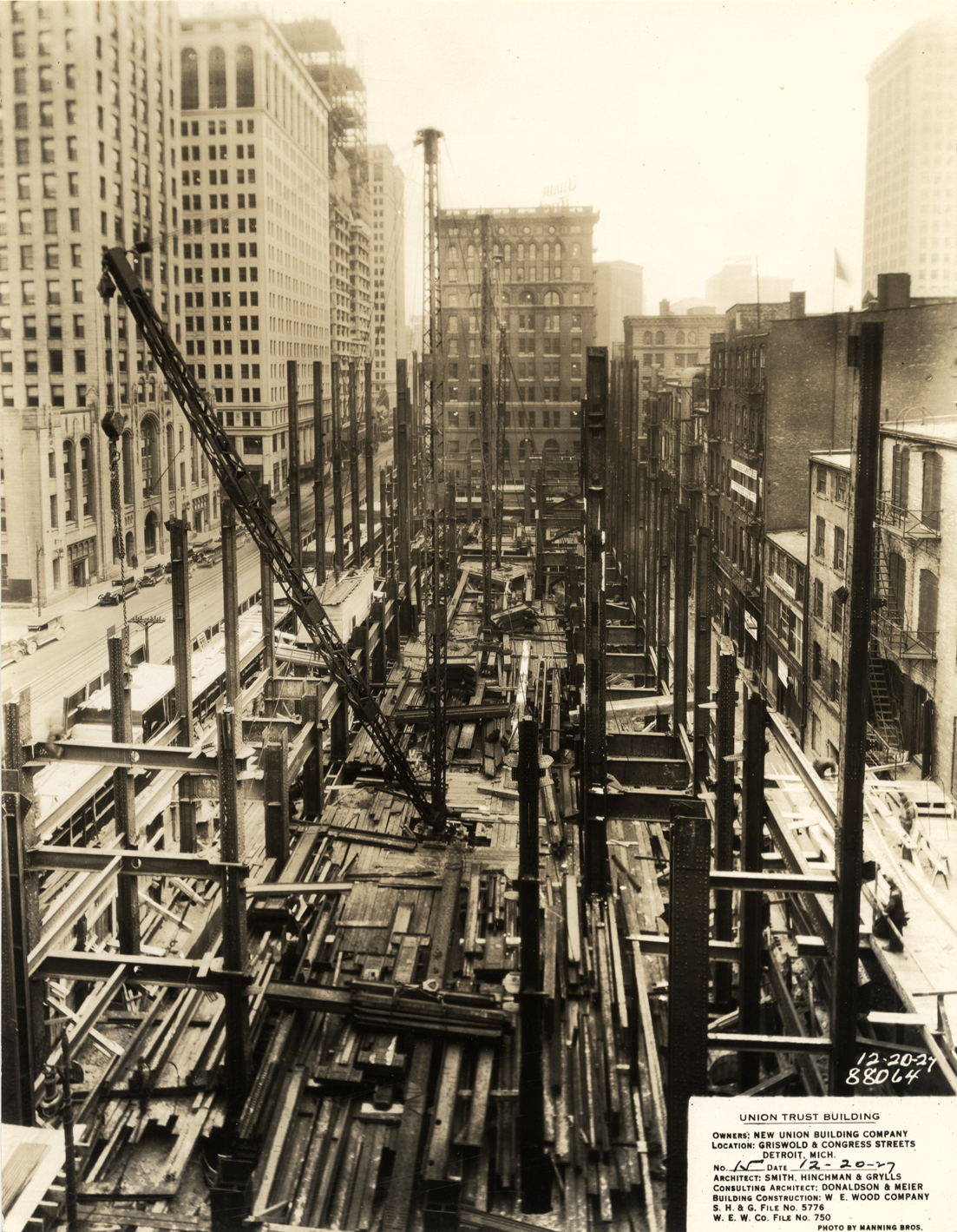Union Guardian Building under construction
