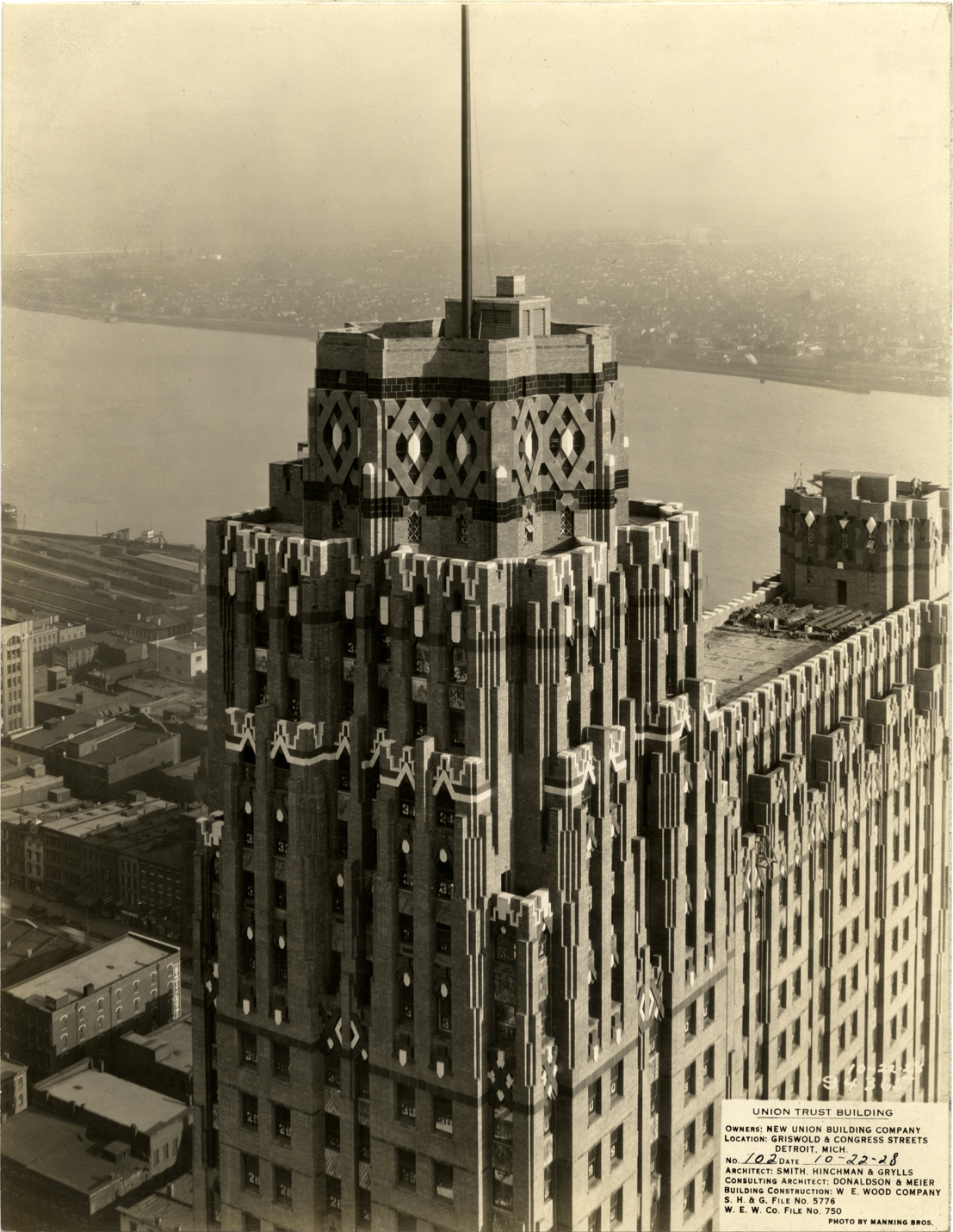 Union Guardian Building under construction