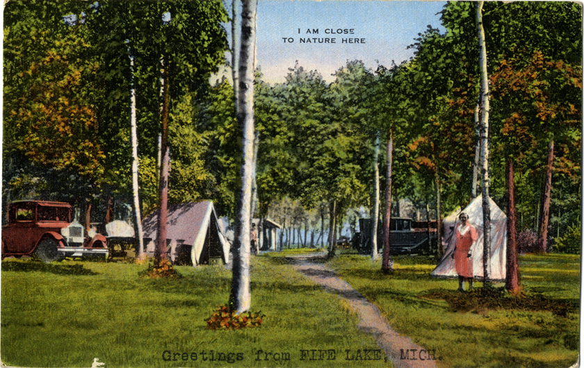 Campground, Fife Lake, Michigan
