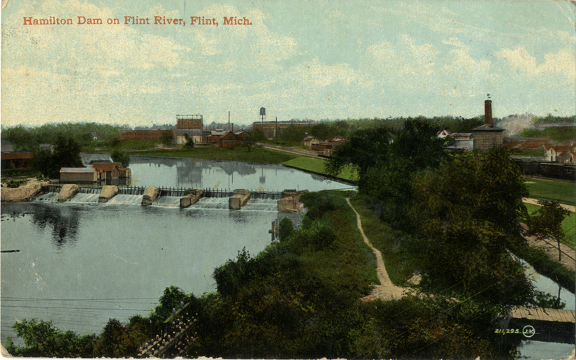 Hamilton Dam, Flint River, Flint, Michigan
