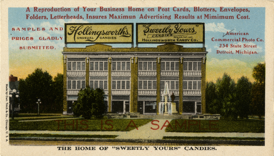 Advertising card for American Commercial Photo Co.