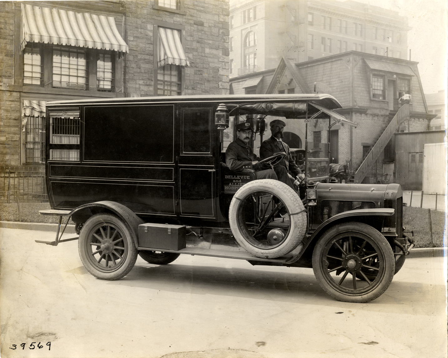 White Steamer ambulance
