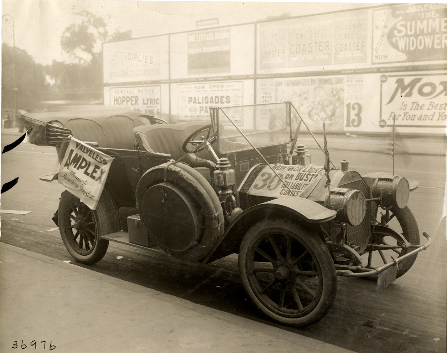 1910 Amplex automobile, 1910 Montauk Point Reliability Run