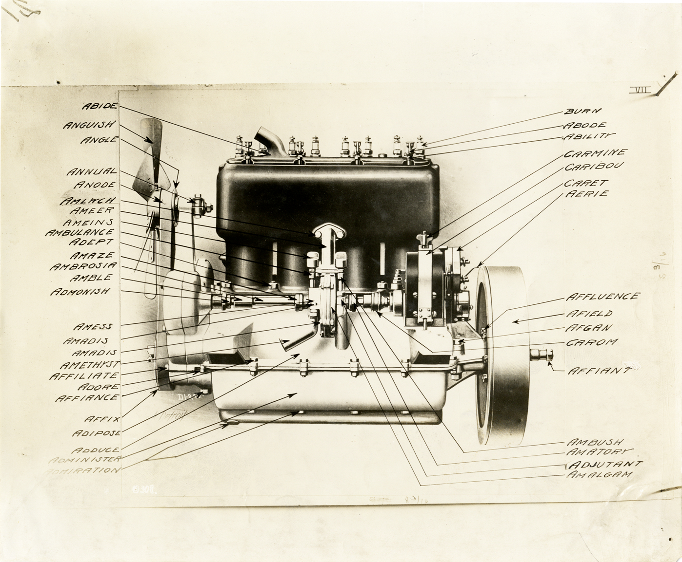 1910 Anhut automobile engine