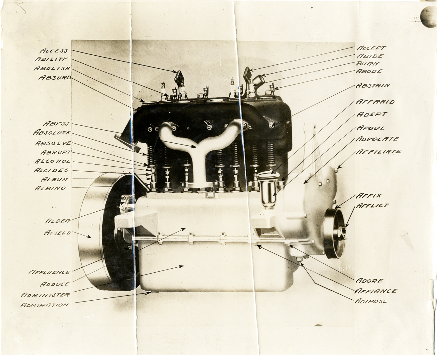 1910 Anhut automobile engine