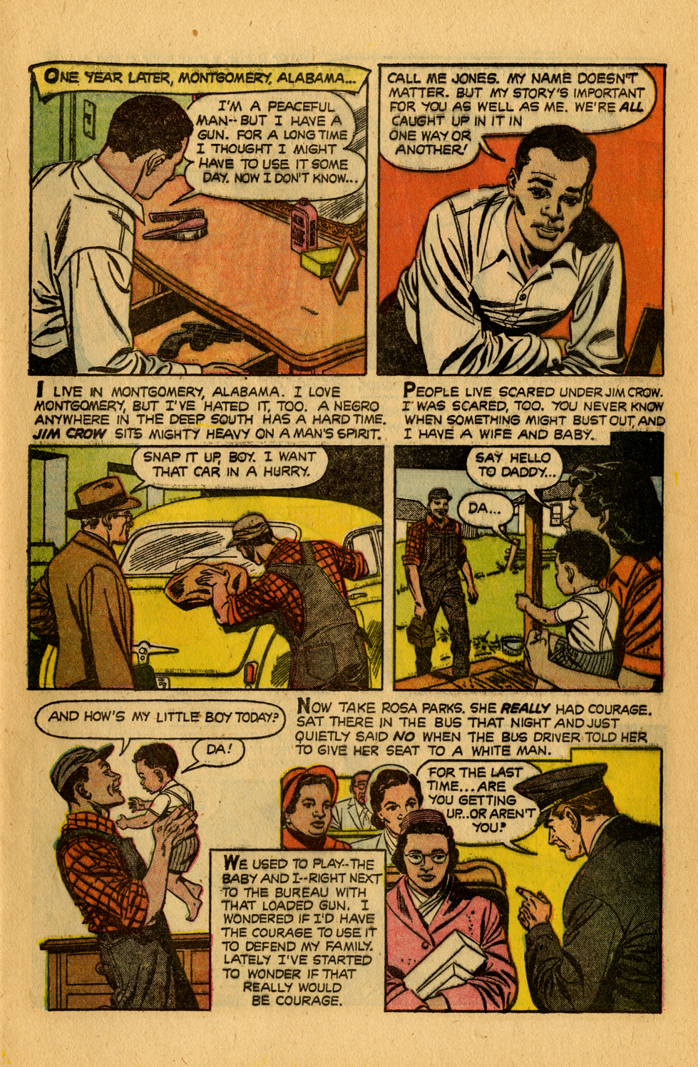 1956 Martin Luther King Montgomery Story Comic Book