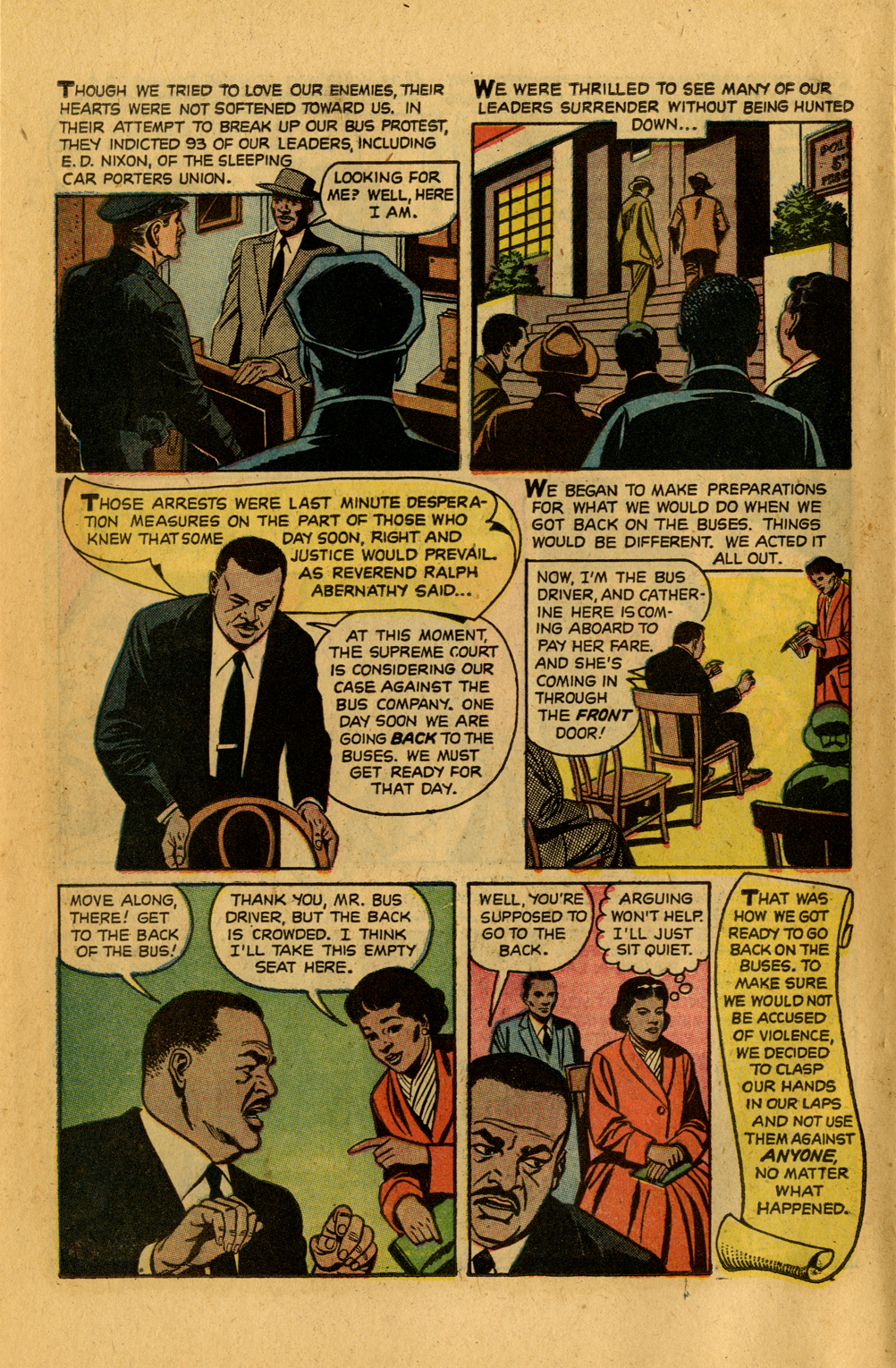 1956 Martin Luther King Montgomery Story Comic Book