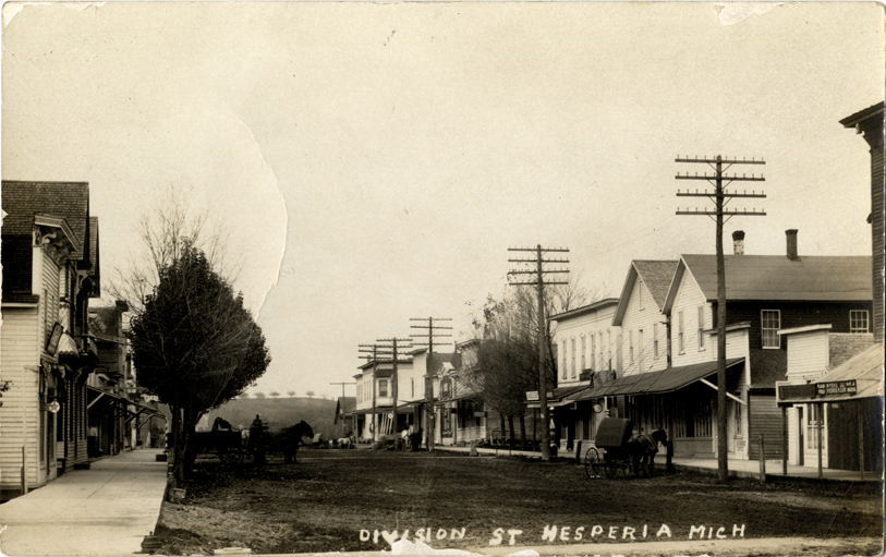 Division Street, Hesperia, Michigan