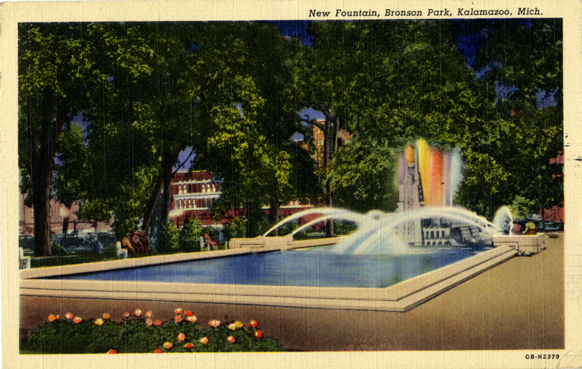 Fountain, Bronson Park, Kalamazoo, Michigan