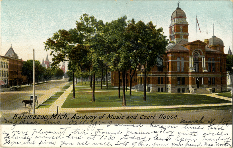 Courthouse and Academy of Music, Kalamazoo, Michigan