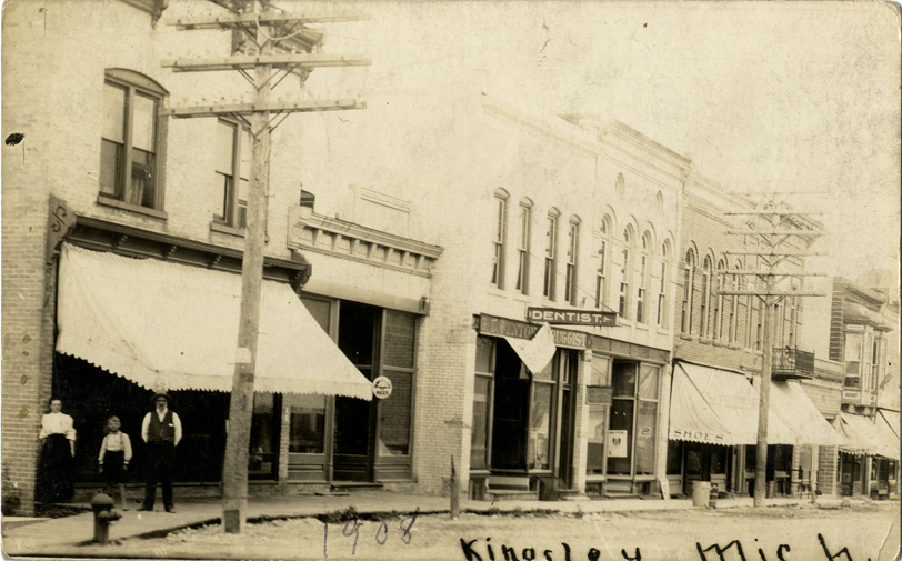 Commercial buildings, Kingsley, Michigan