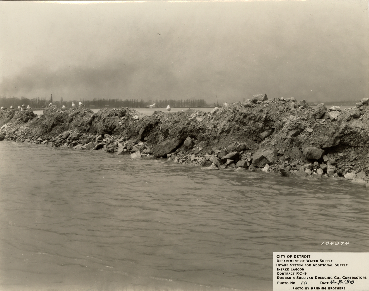 Dike, Detroit water supply system