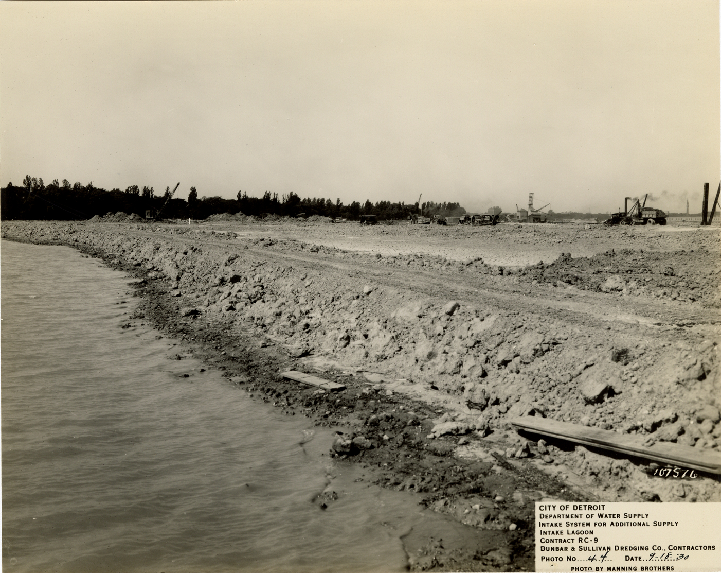 Fill area, Detroit water supply system