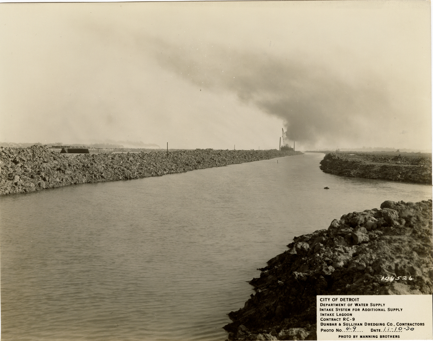 Back channel, Detroit water supply system