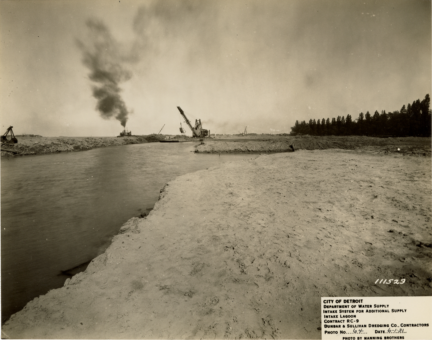 Back channel, Detroit water supply system