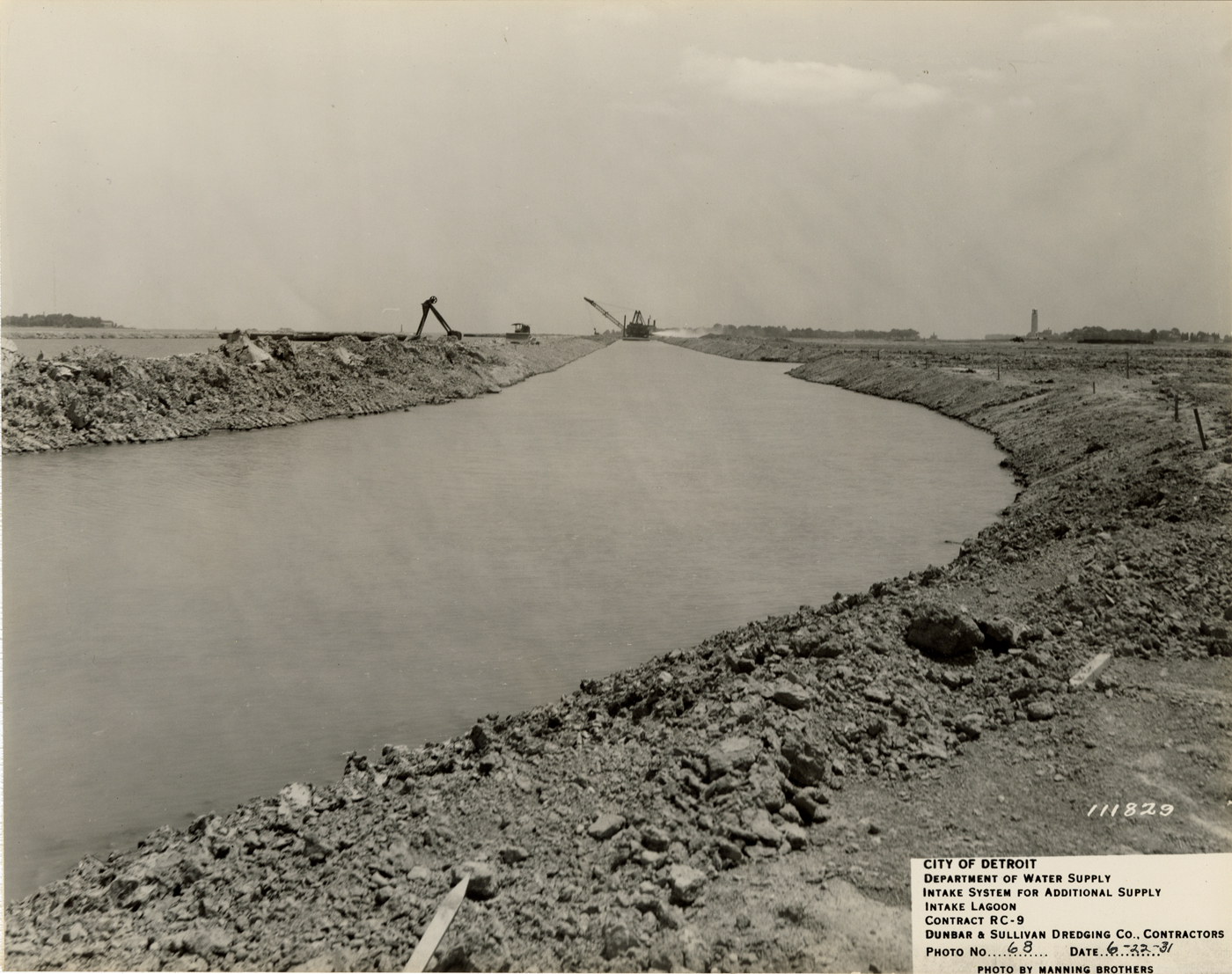 Back channel, Detroit water supply system