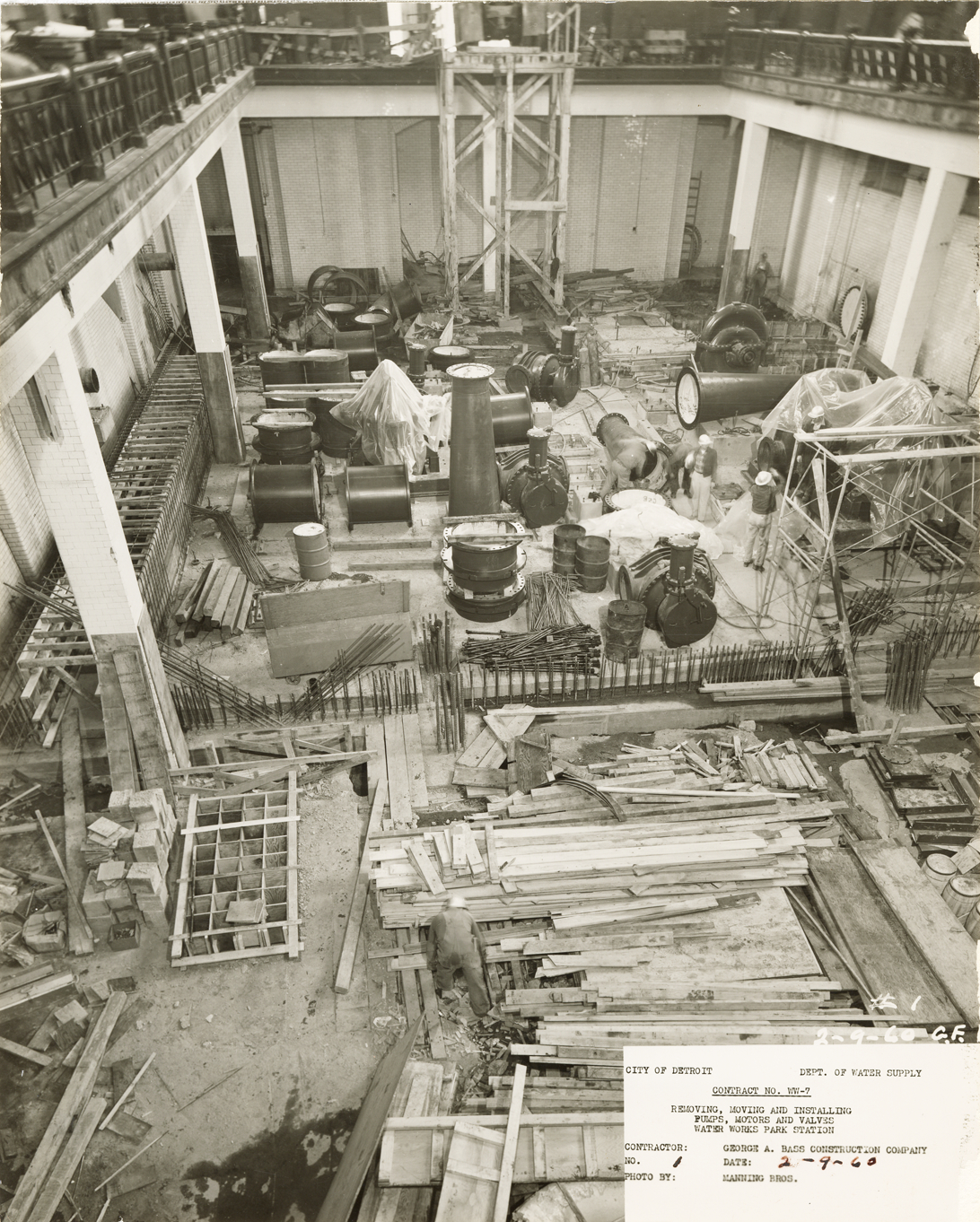Pumping station no. 2, Waterworks Park, Detroit water supply system