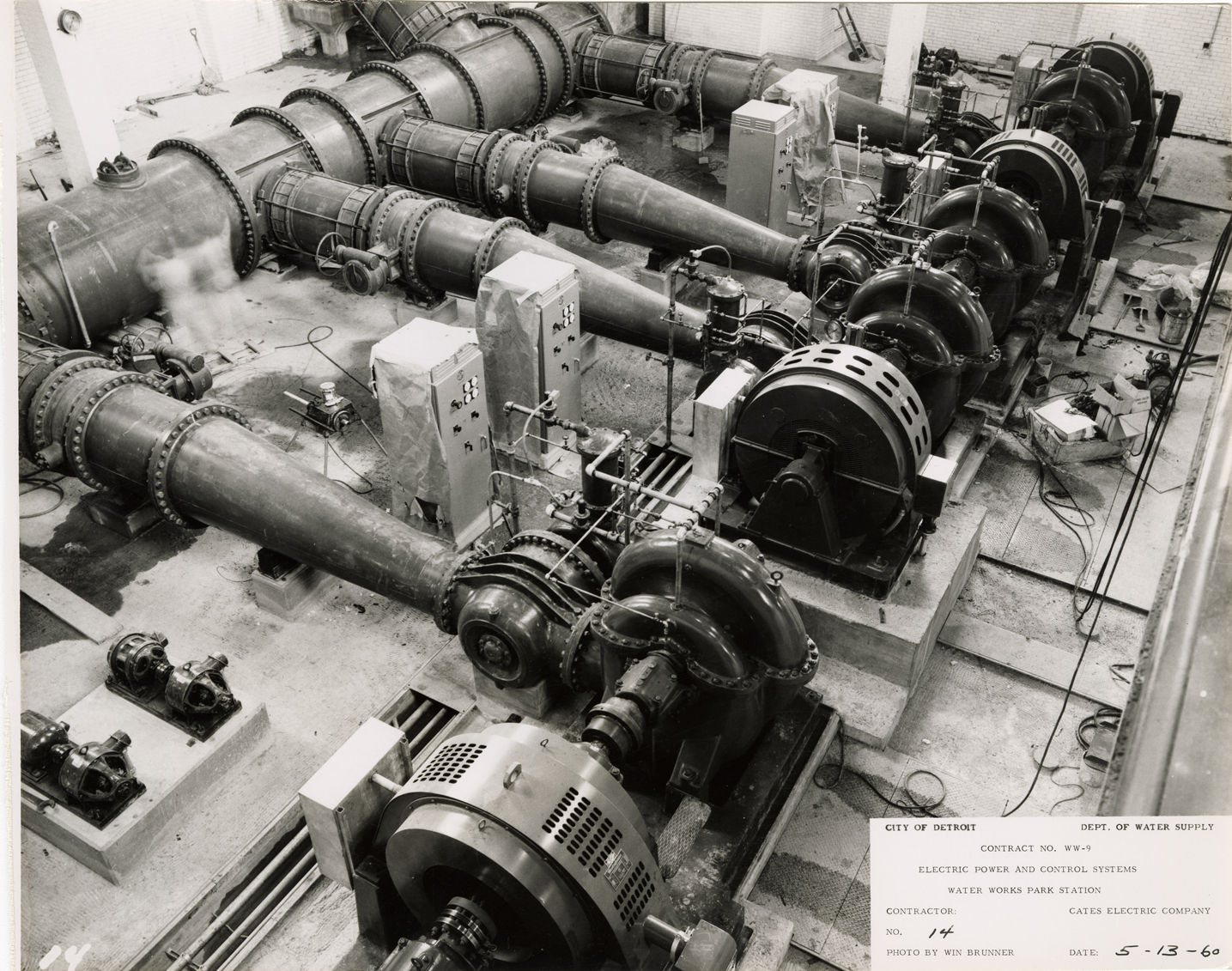 Pumps, Waterworks Park, Detroit water supply system