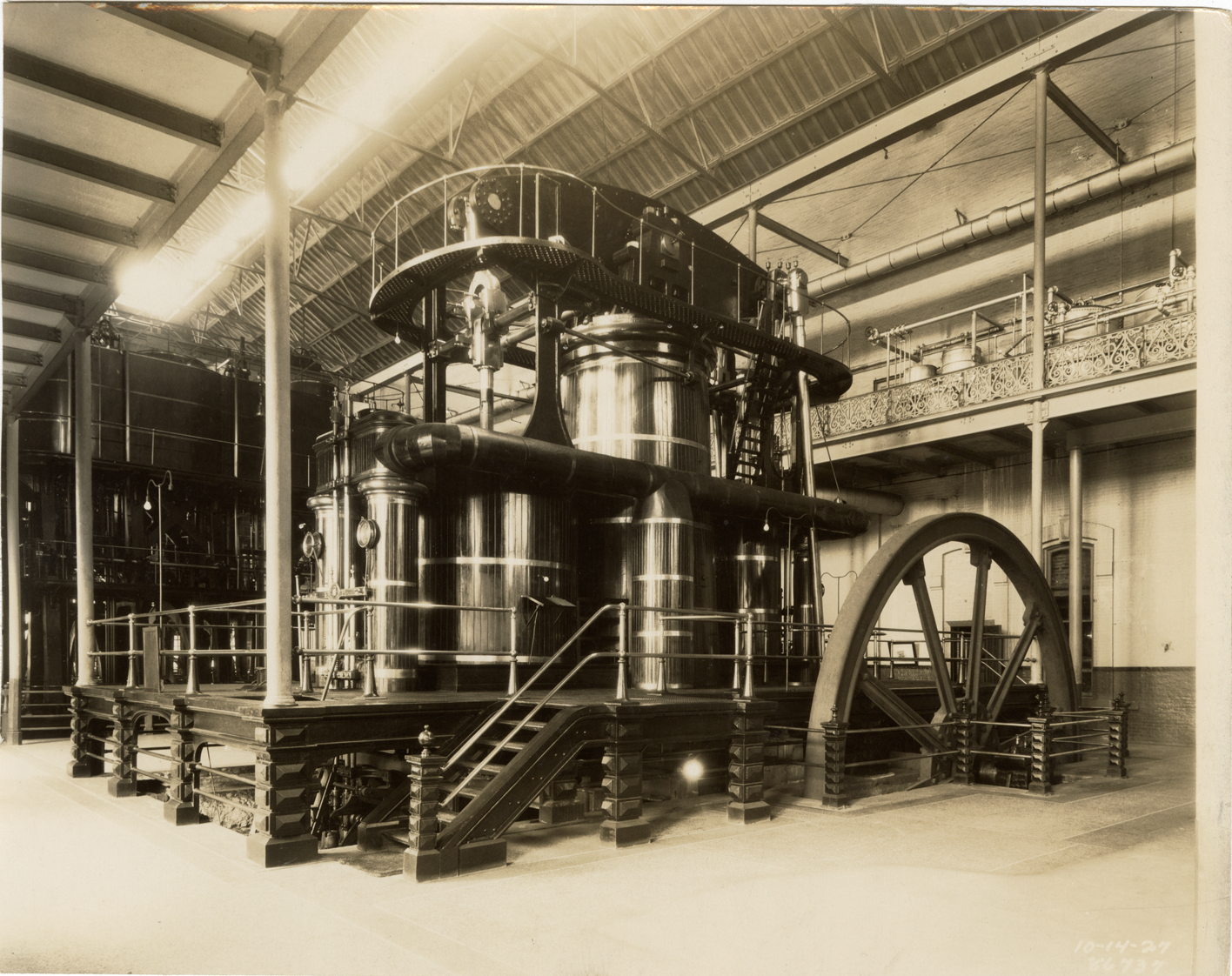 Pump no. 3, Waterworks Park, Detroit water supply system
