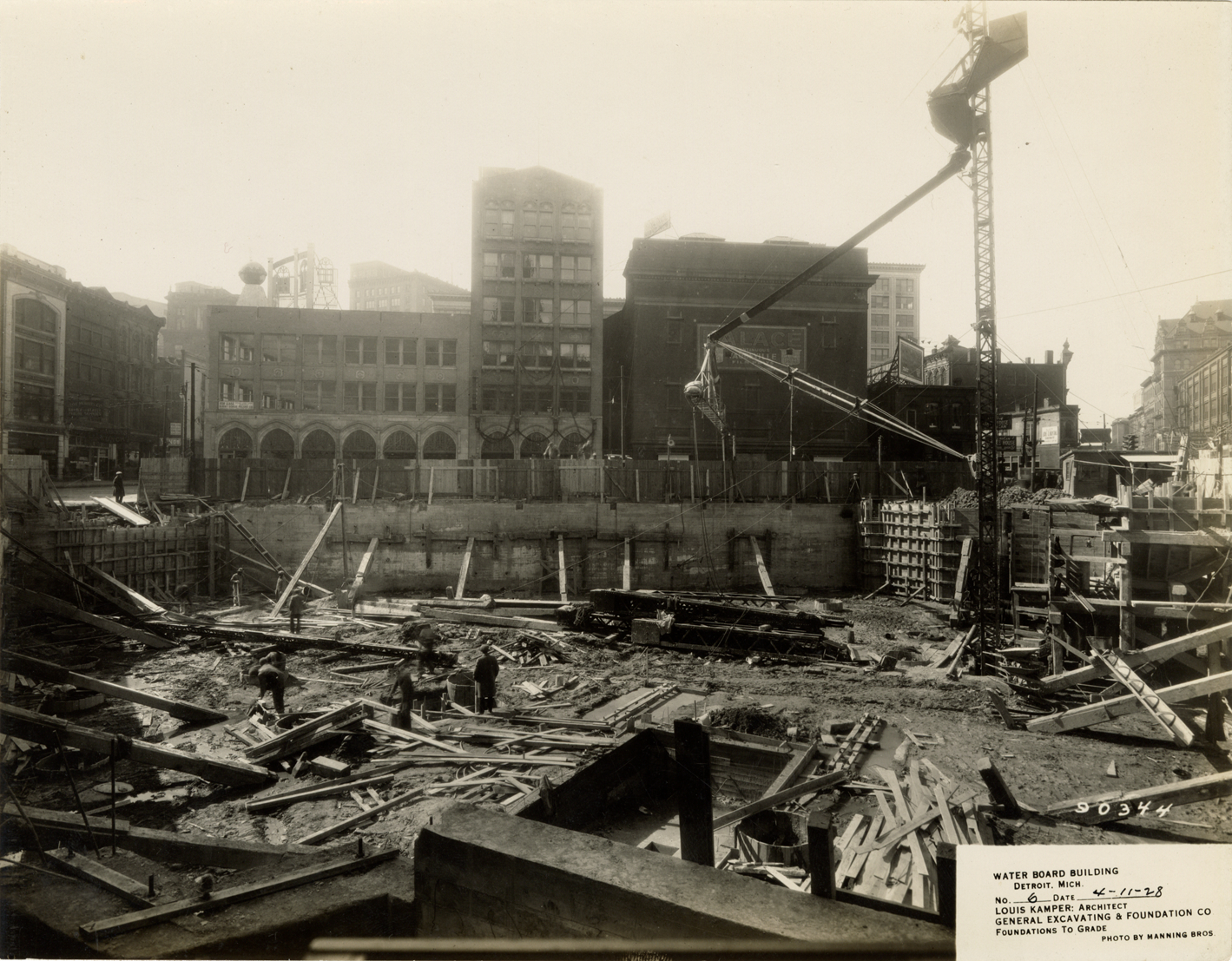 Excavation for Water Board building