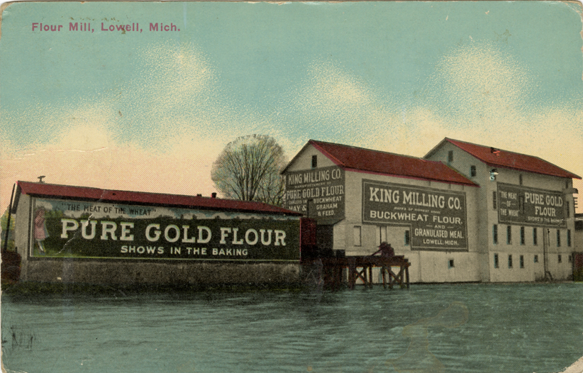 King Milling Company flour mill, Lowell, Michigan